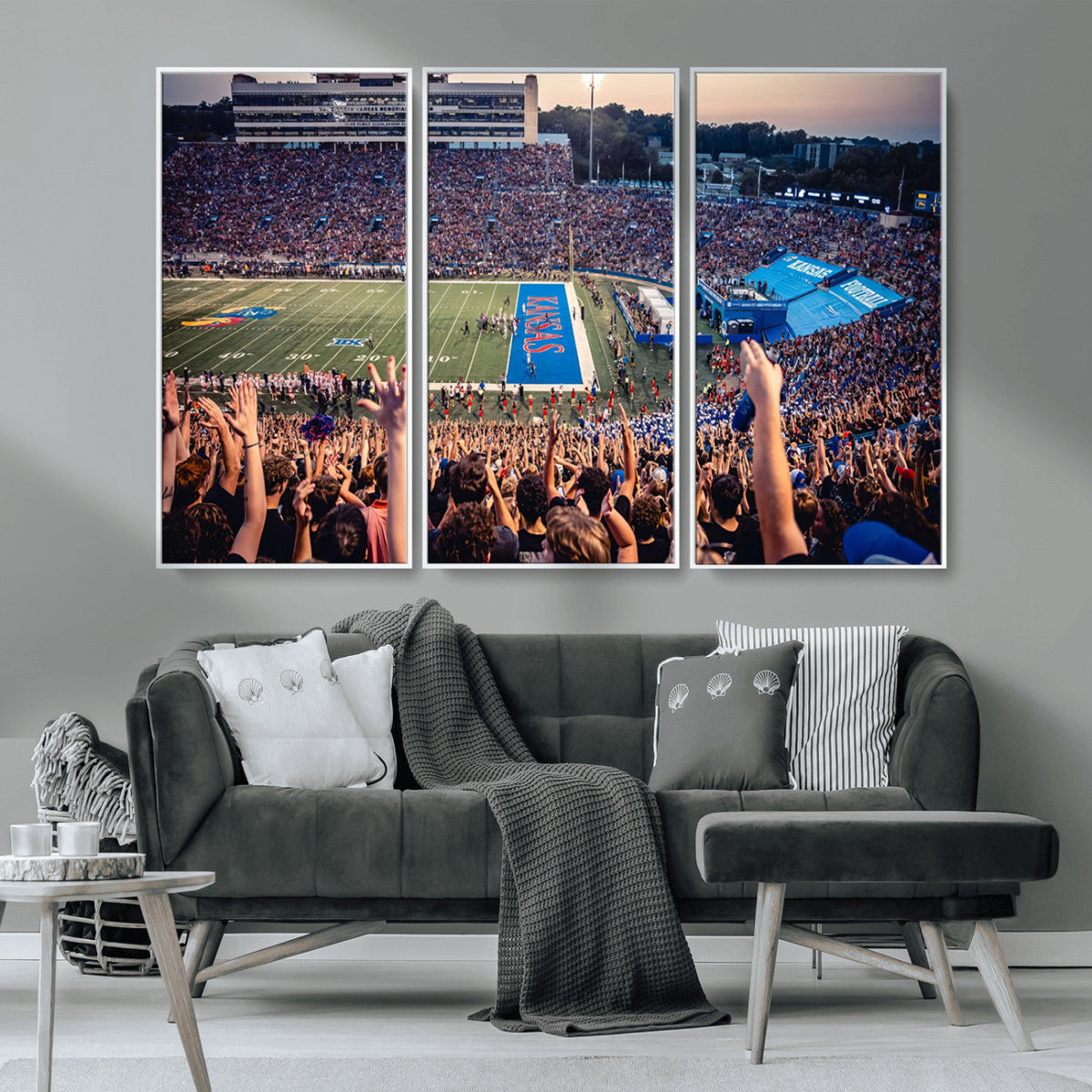 University of Kansas Jayhawks Football Team Art Print -