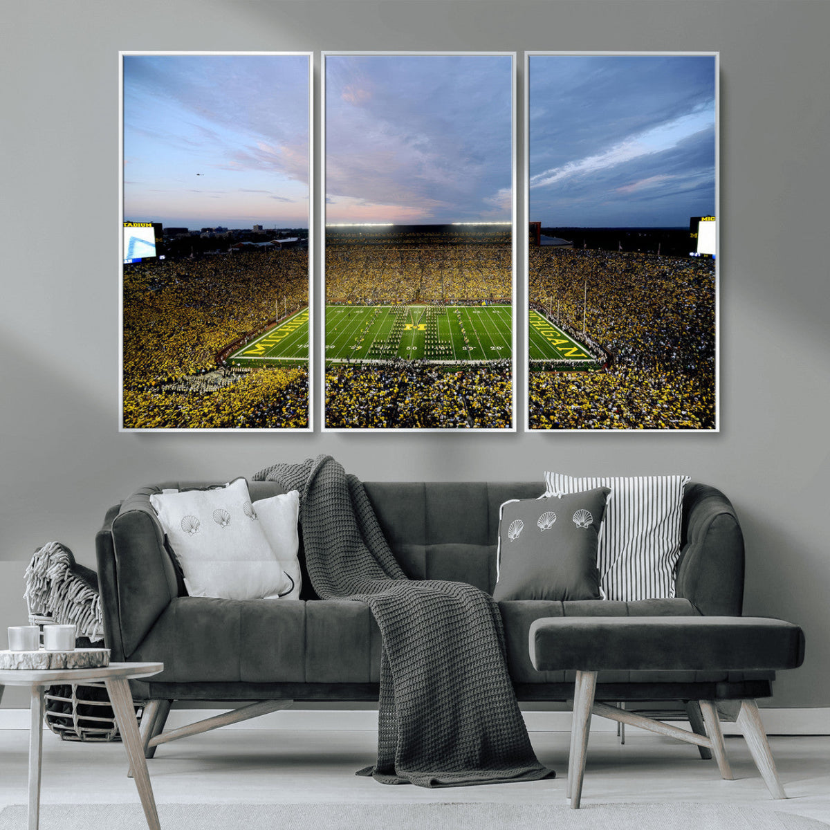 University of Michigan Wolverines Football Team Print - Ann