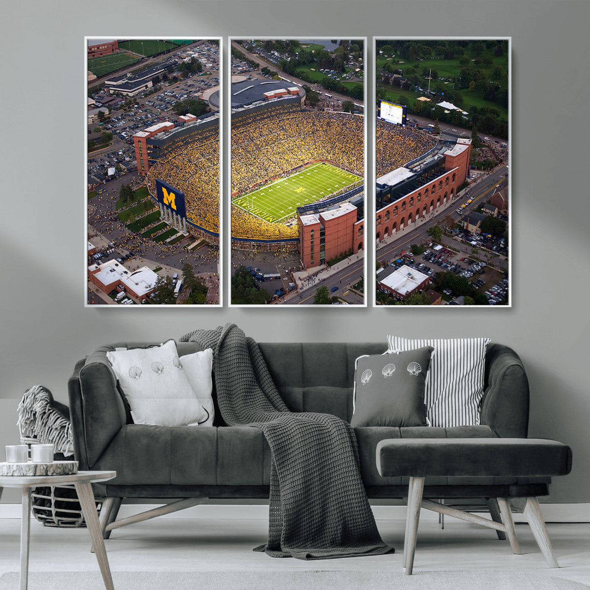 University of Michigan Wolverines Football Team Print - Ann