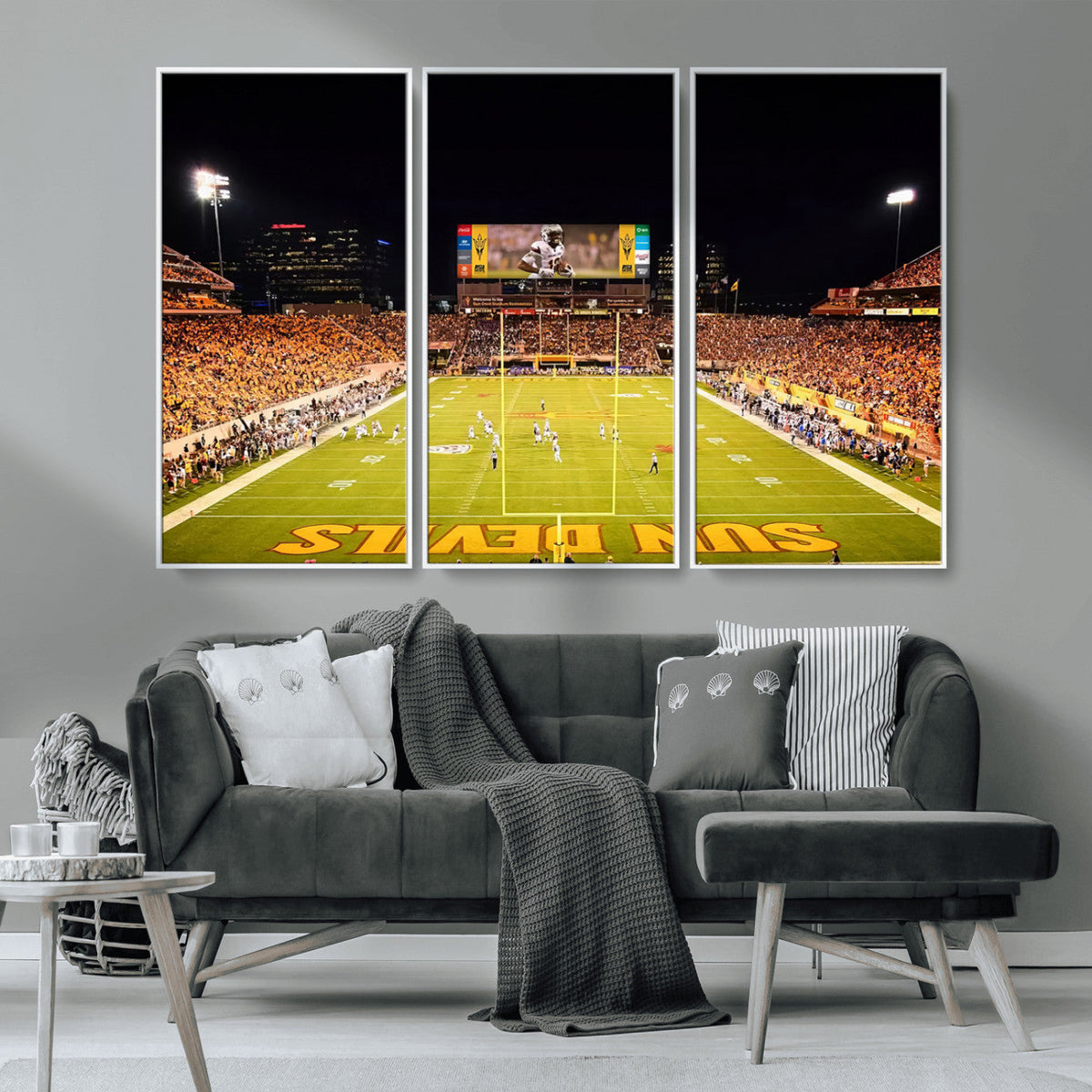 ASU Sun Devils Football Team Print - Phoenix Mountain