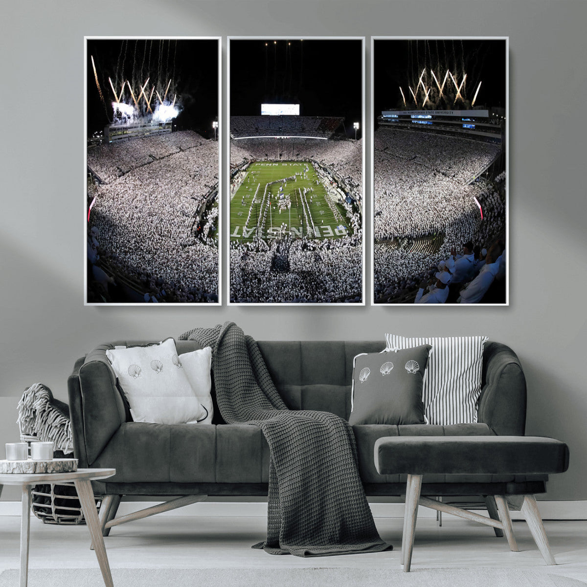Penn State Beaver Stadium Canvas Wall Art - Nittany Lions
