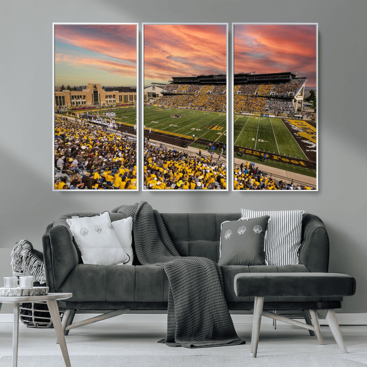 University of Wyoming Cowboys Football Team Print - Laramie