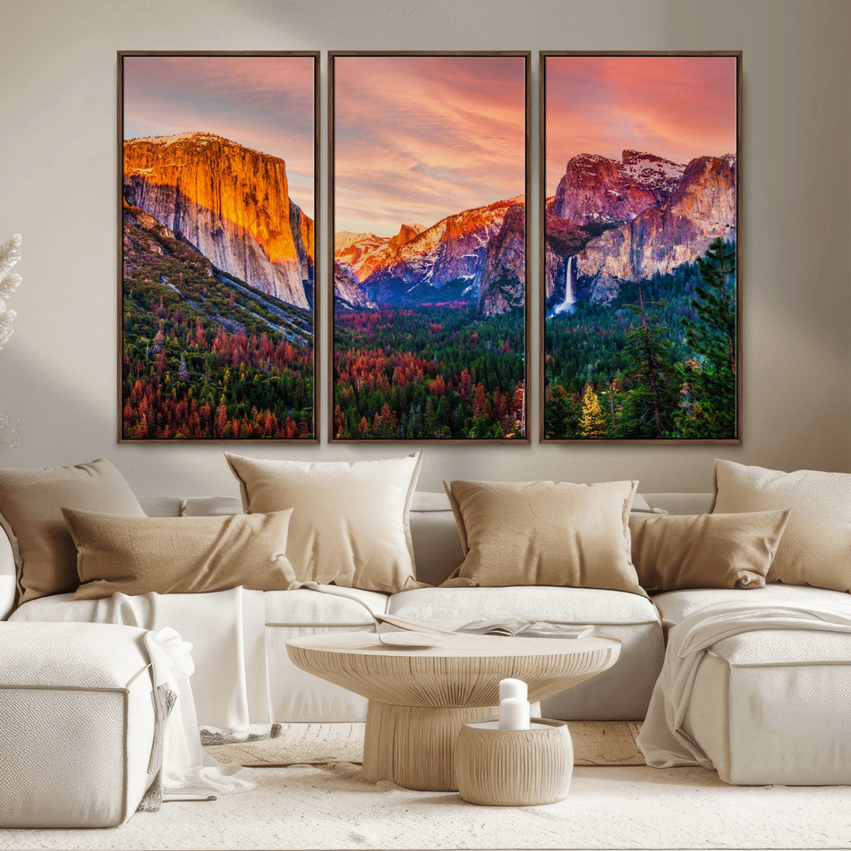 Yosemite Nal Park Wall Art Landscape Canvas Print El Capitan