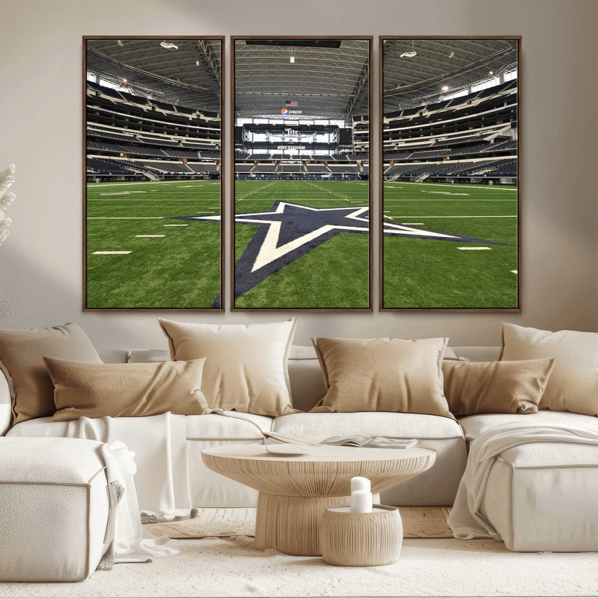 Dallas Cowboys Football Team Print - Arlington AT&T Stadium