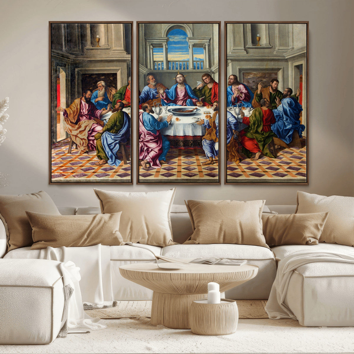 The Last Supper Multi Panel Canvas Wall Art