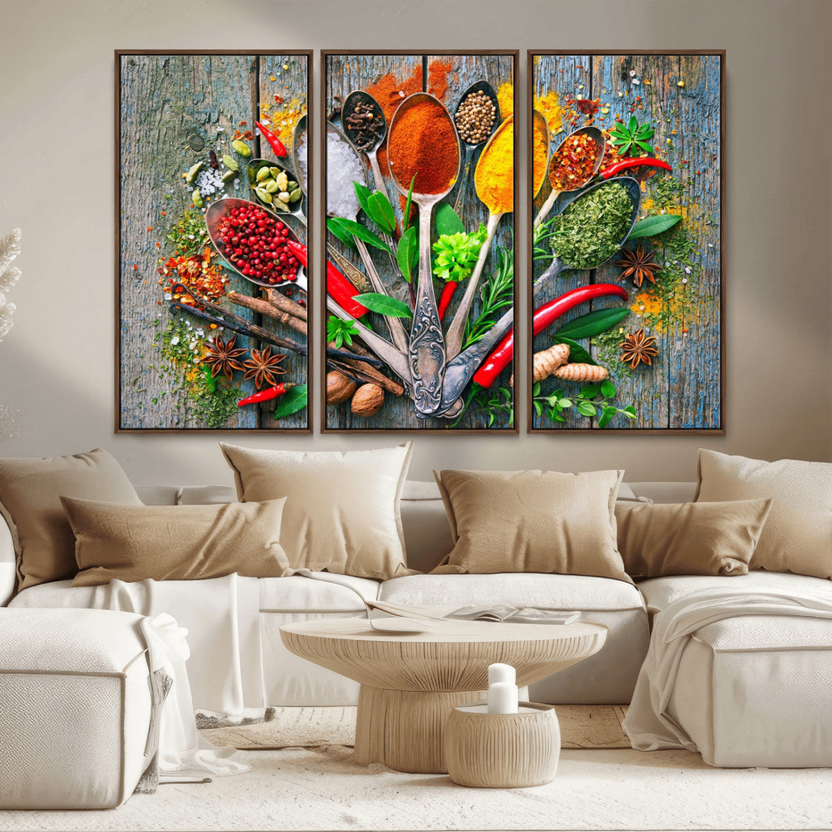 Spoonful of Spices Cooking Wall Art Canvas Print - Vibrant