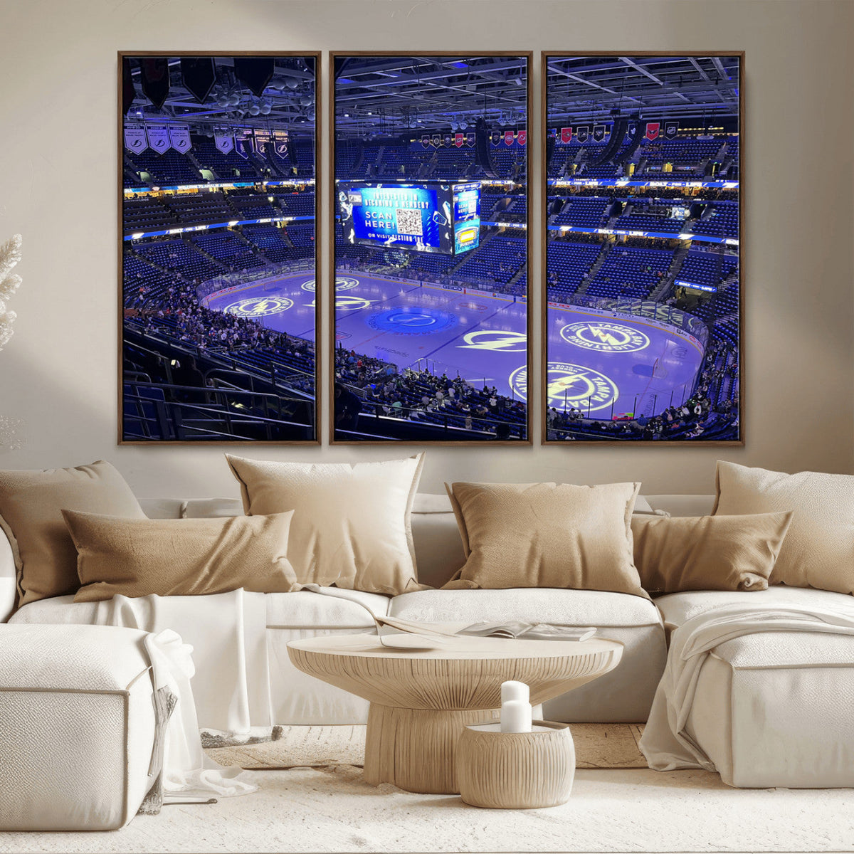 Amalie Arena Florida Wall Art Canvas Print - NHL Hockey