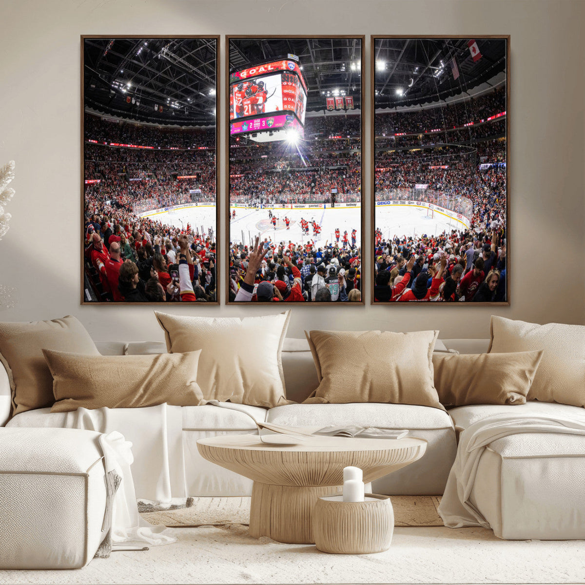 Amerant Bank Arena Wall Art Canvas Print - Basketball Arena