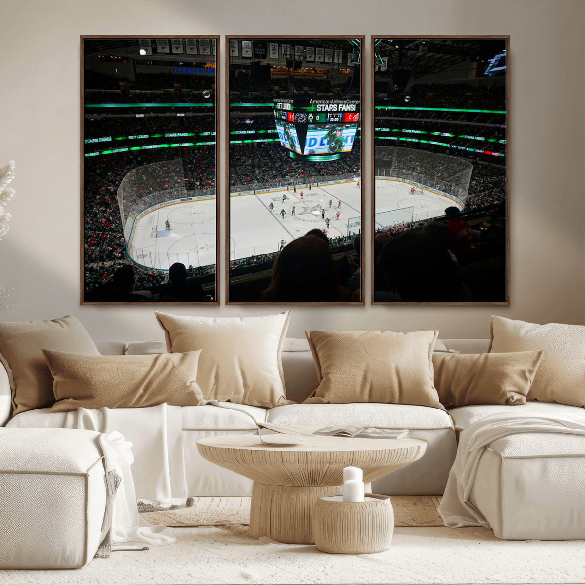 American Airlines Center Dallas Stars Wall Art Canvas Print