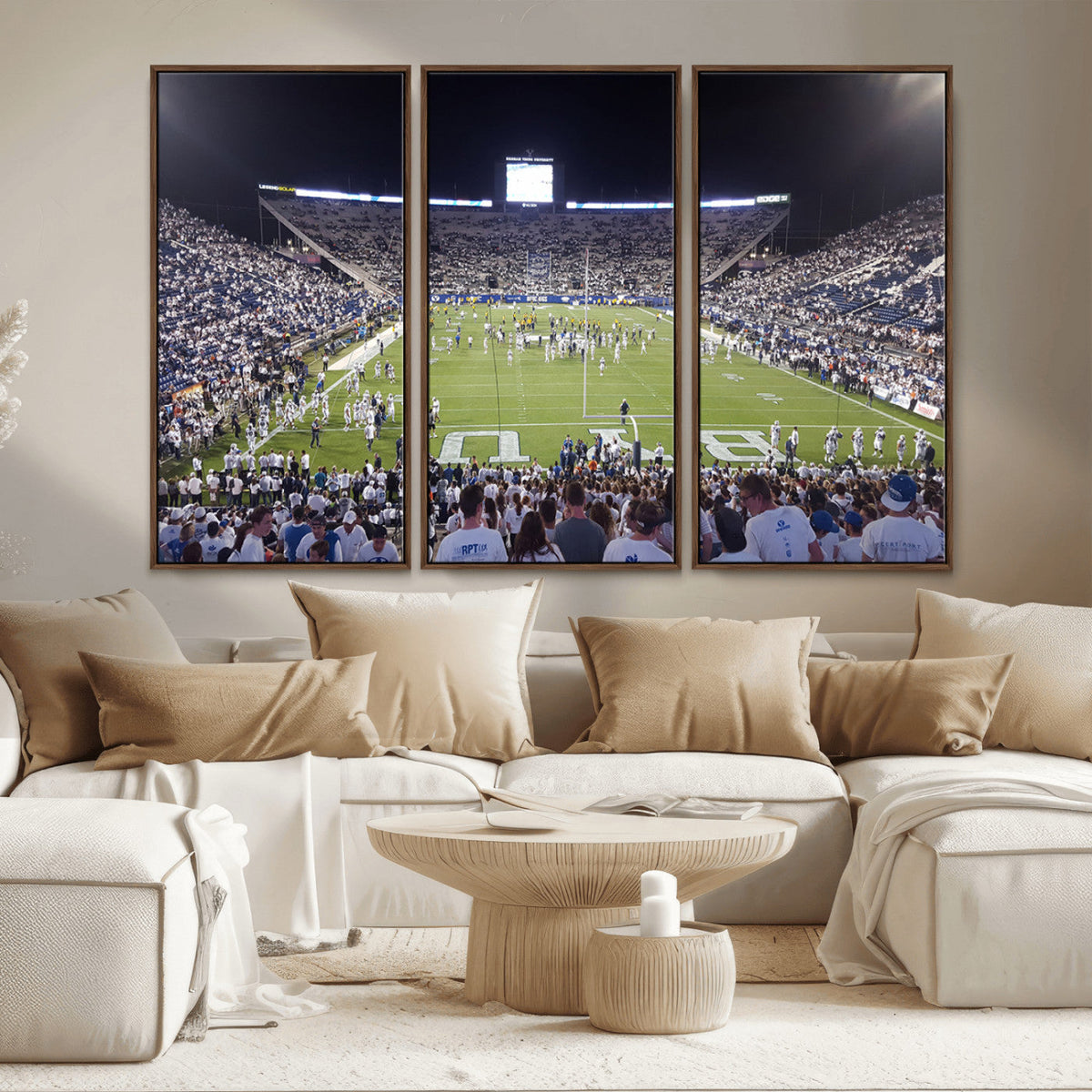 Brigham Young University Cougars Football Print Canvas -