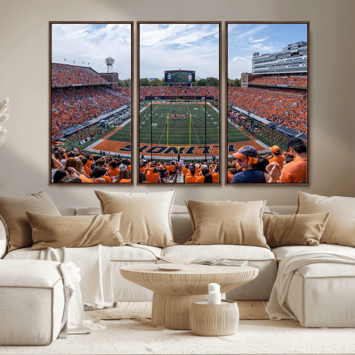 University of Illinois Fighting Illini Football Team Print