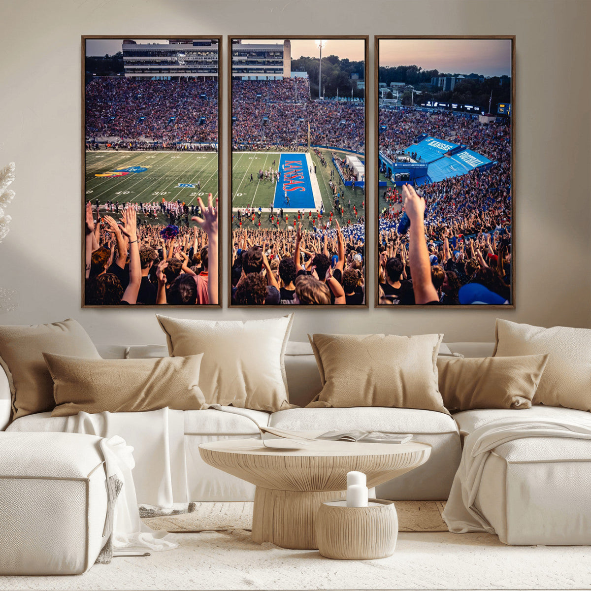 University of Kansas Jayhawks Football Team Art Print -