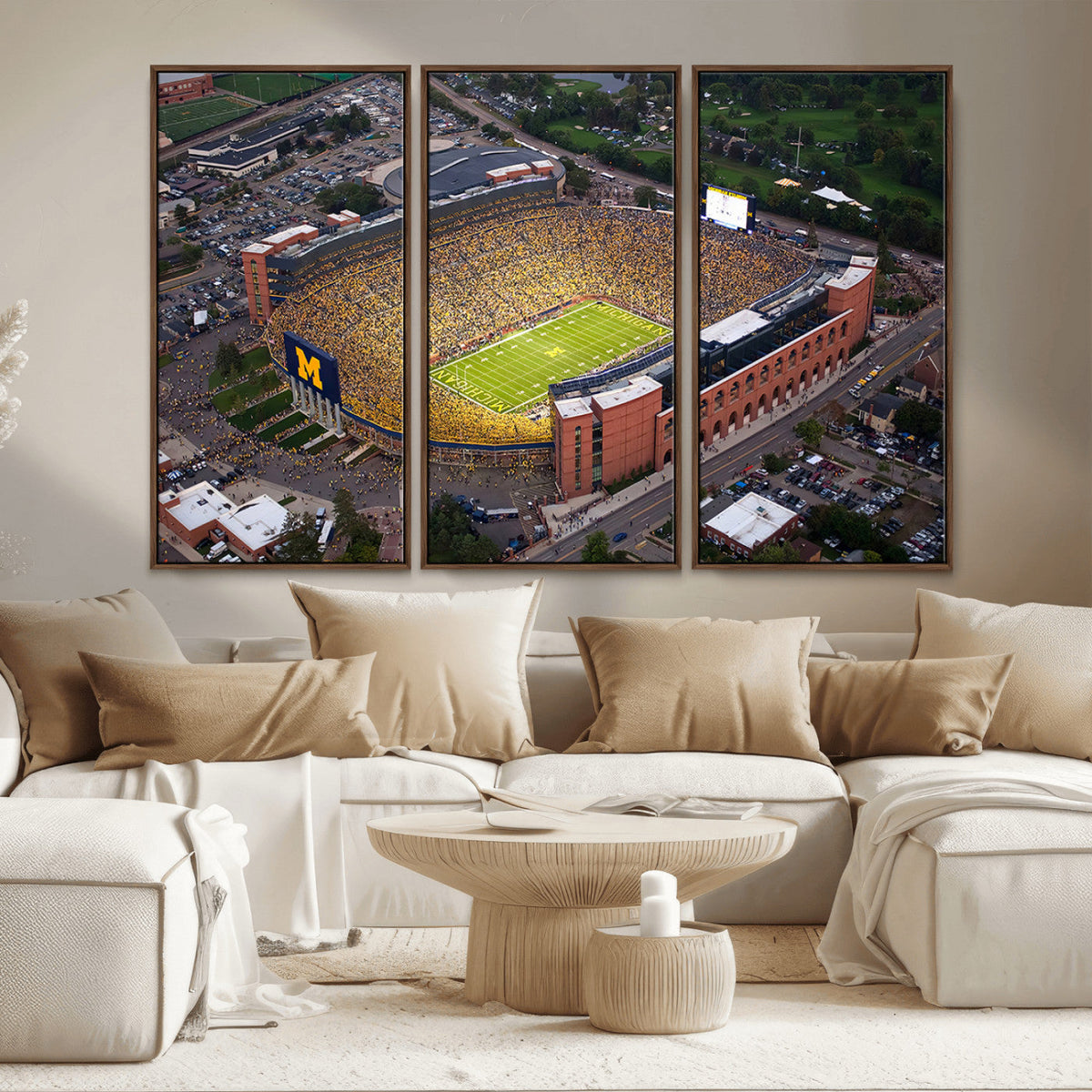 University of Michigan Wolverines Football Team Print - Ann