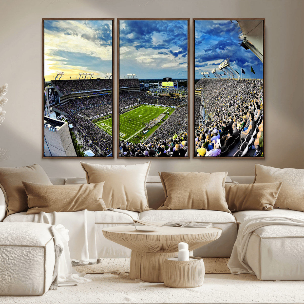 Framed USF Bulls Football Team Print - Tampa Raymond James