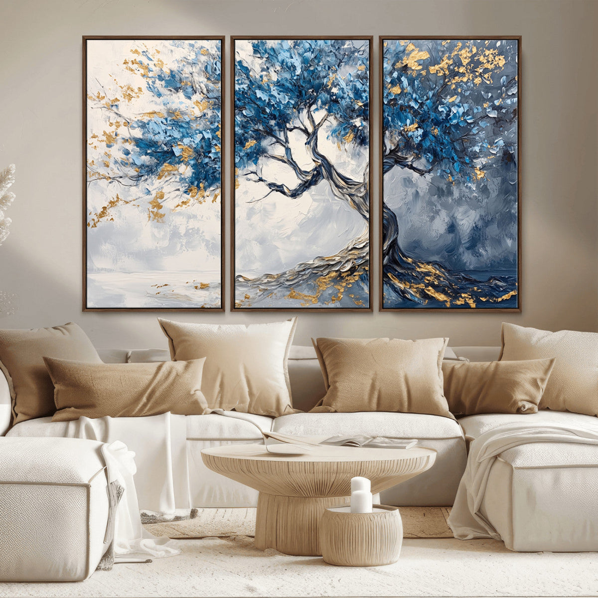 Abstract Tree Painting Canvas Wall Art | Tree of Life