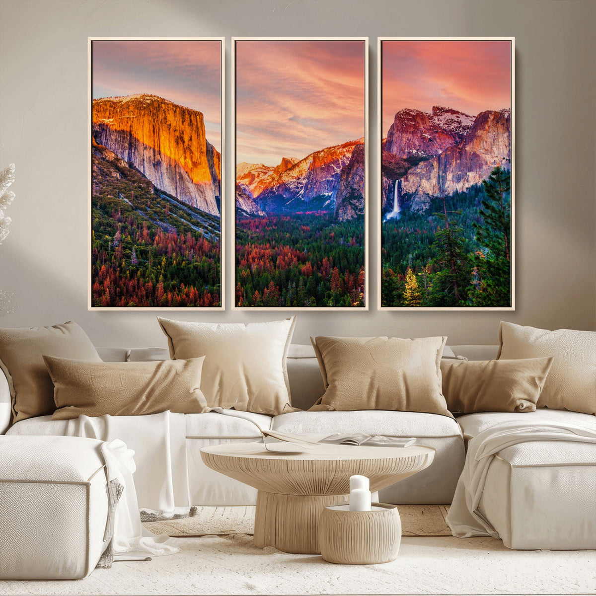Yosemite Nal Park Wall Art Landscape Canvas Print El Capitan