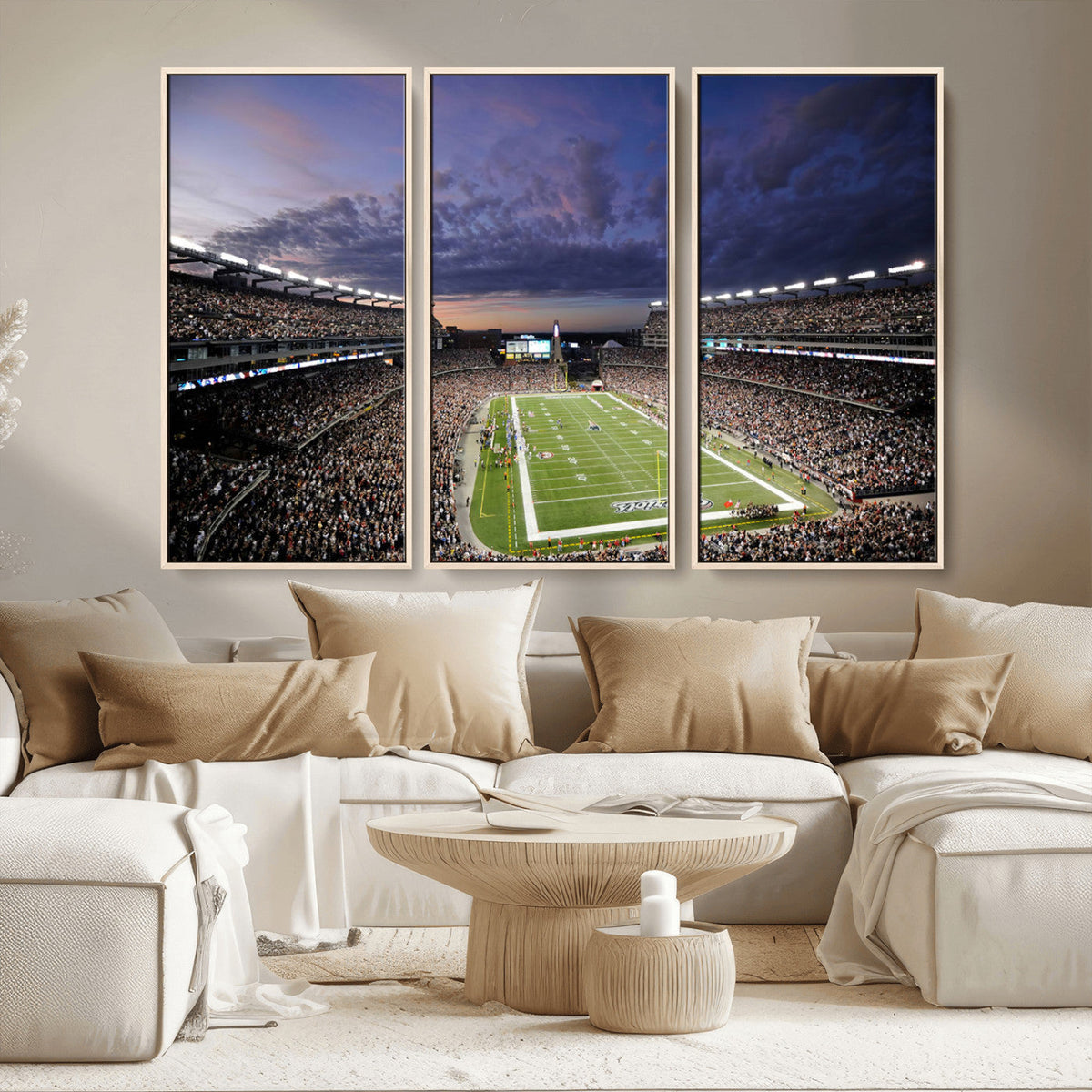 New England Patriots Football Team Print - Foxborough