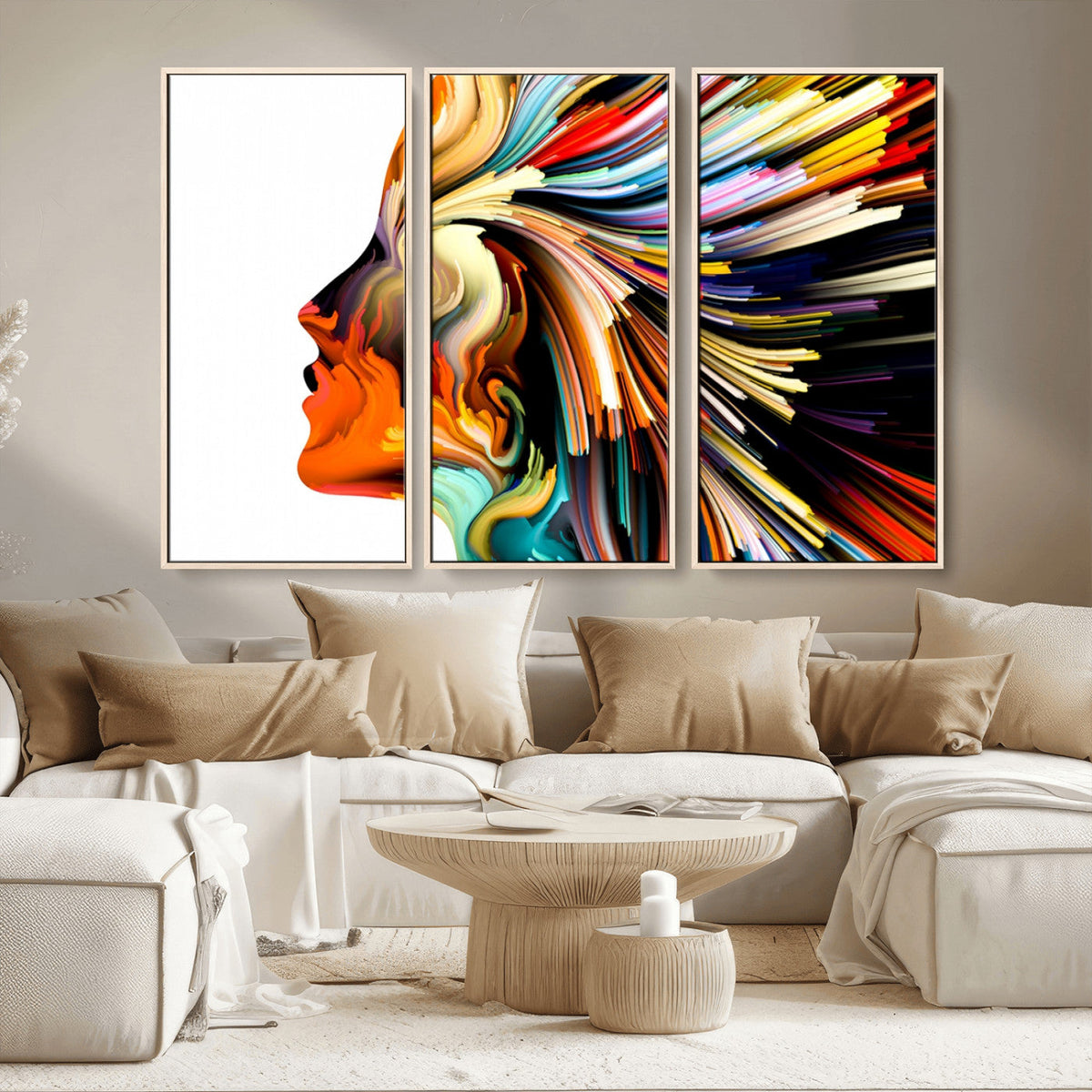 Profile Colors Canvas Print
