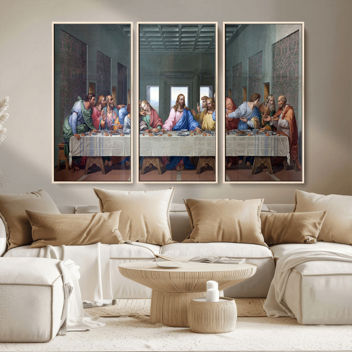 The Last Supper Multi Panel Canvas Wall Art