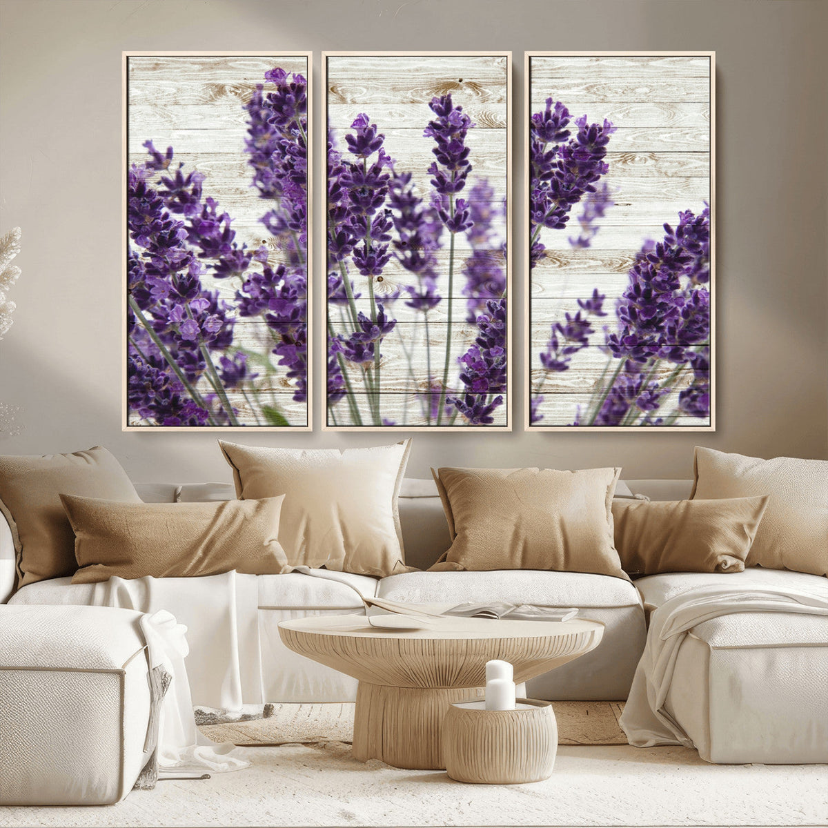 Lavender Herb Wall Art Canvas Print