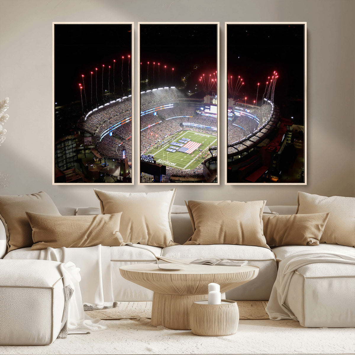 New England Patriots Team Print Wall Art- Foxborough