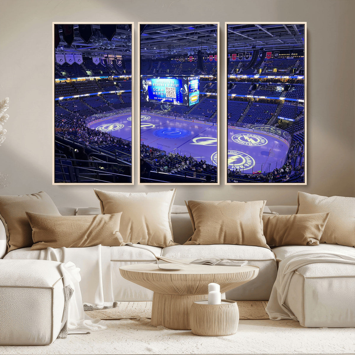Amalie Arena Florida Wall Art Canvas Print - NHL Hockey