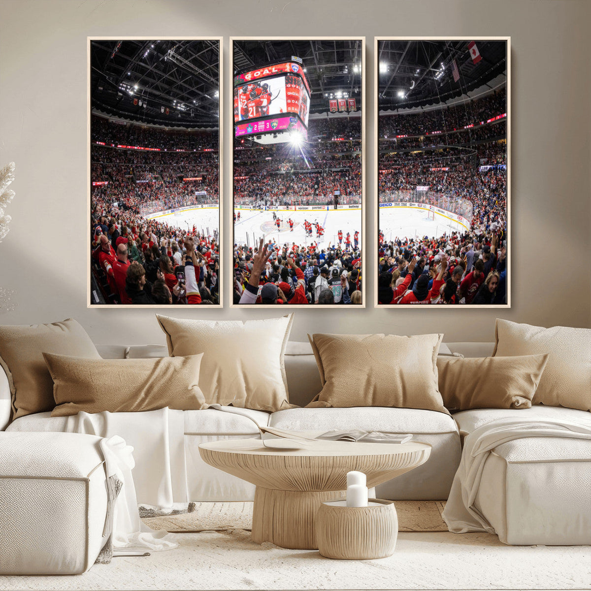 Amerant Bank Arena Wall Art Canvas Print - Basketball Arena