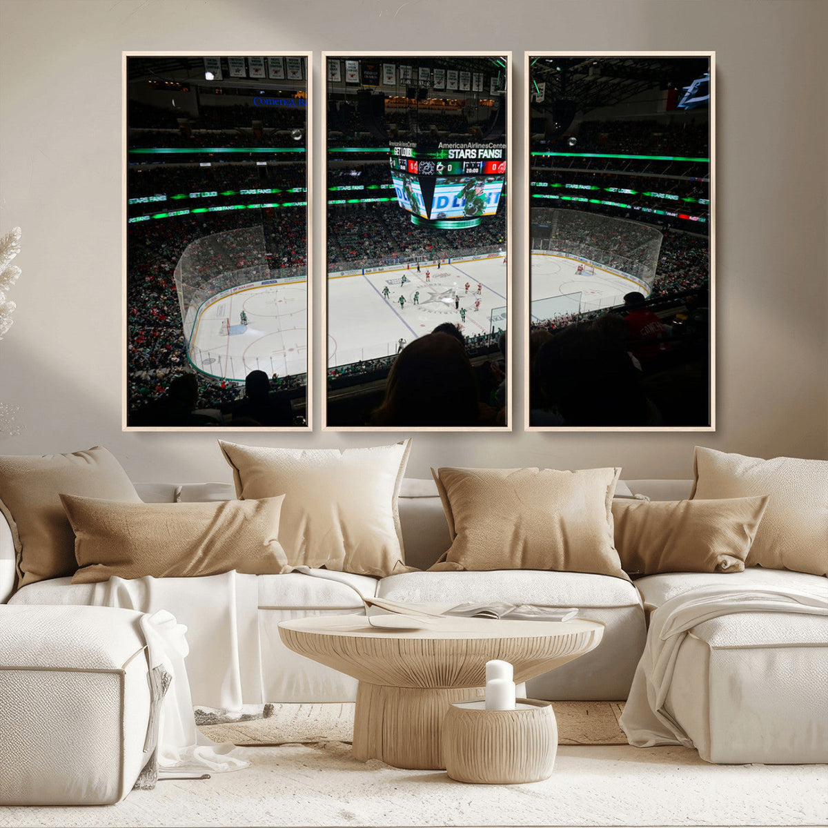 American Airlines Center Dallas Stars Wall Art Canvas Print