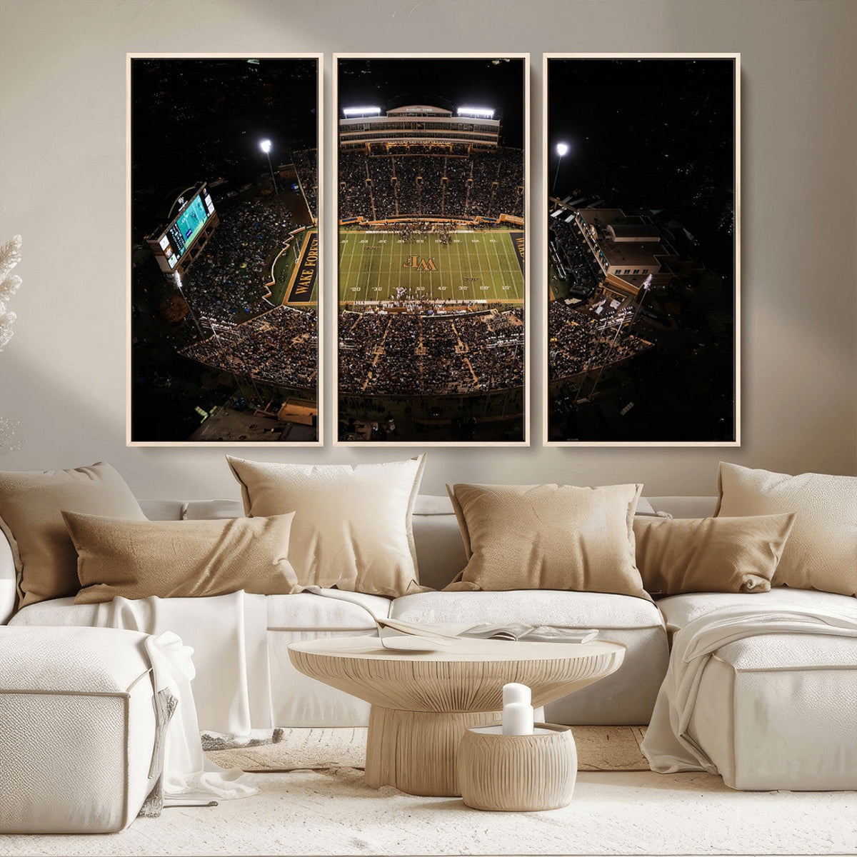 Wake Forest University Demon Deacons Canvas Printi, Football