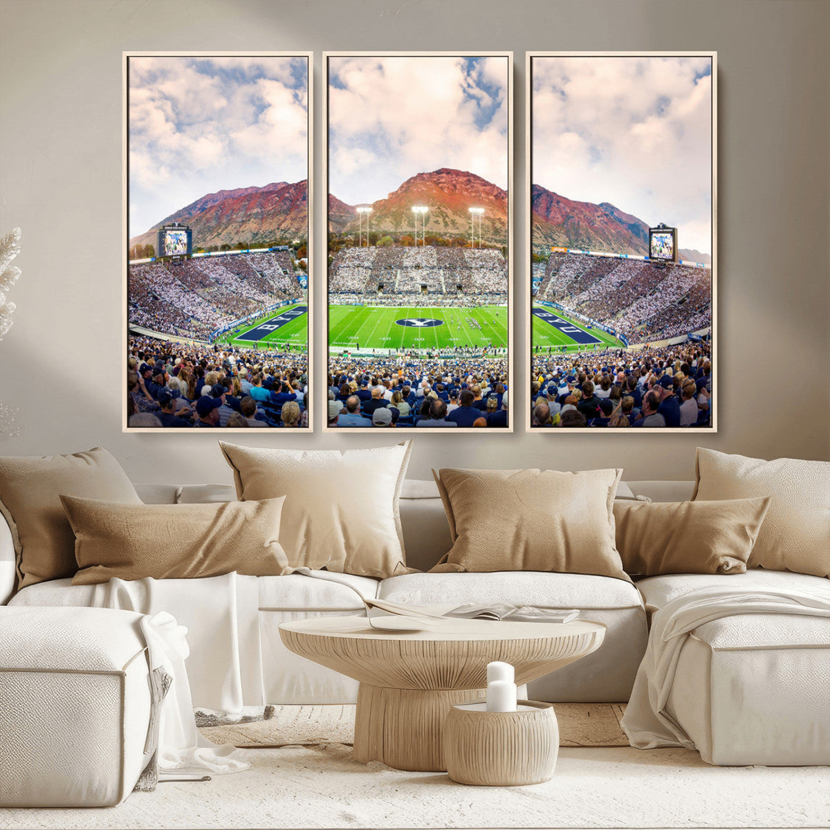 Brigham Young University Cougars Football Team Print - Provo