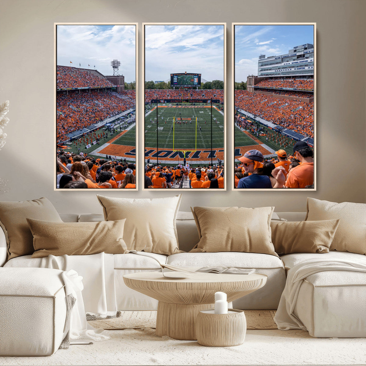 University of Illinois Fighting Illini Football Team Print
