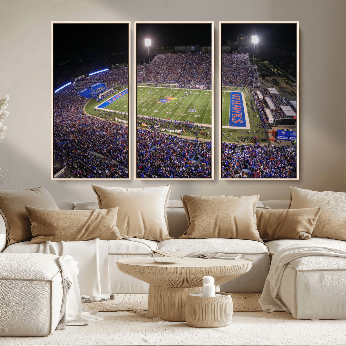 University of Kansas Jayhawks Football Team Print - Lawrence