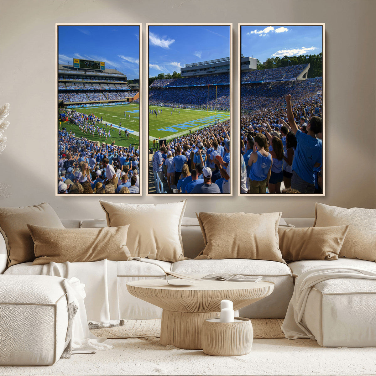 University of North Carolina Tar Heels Team Canvas Print -