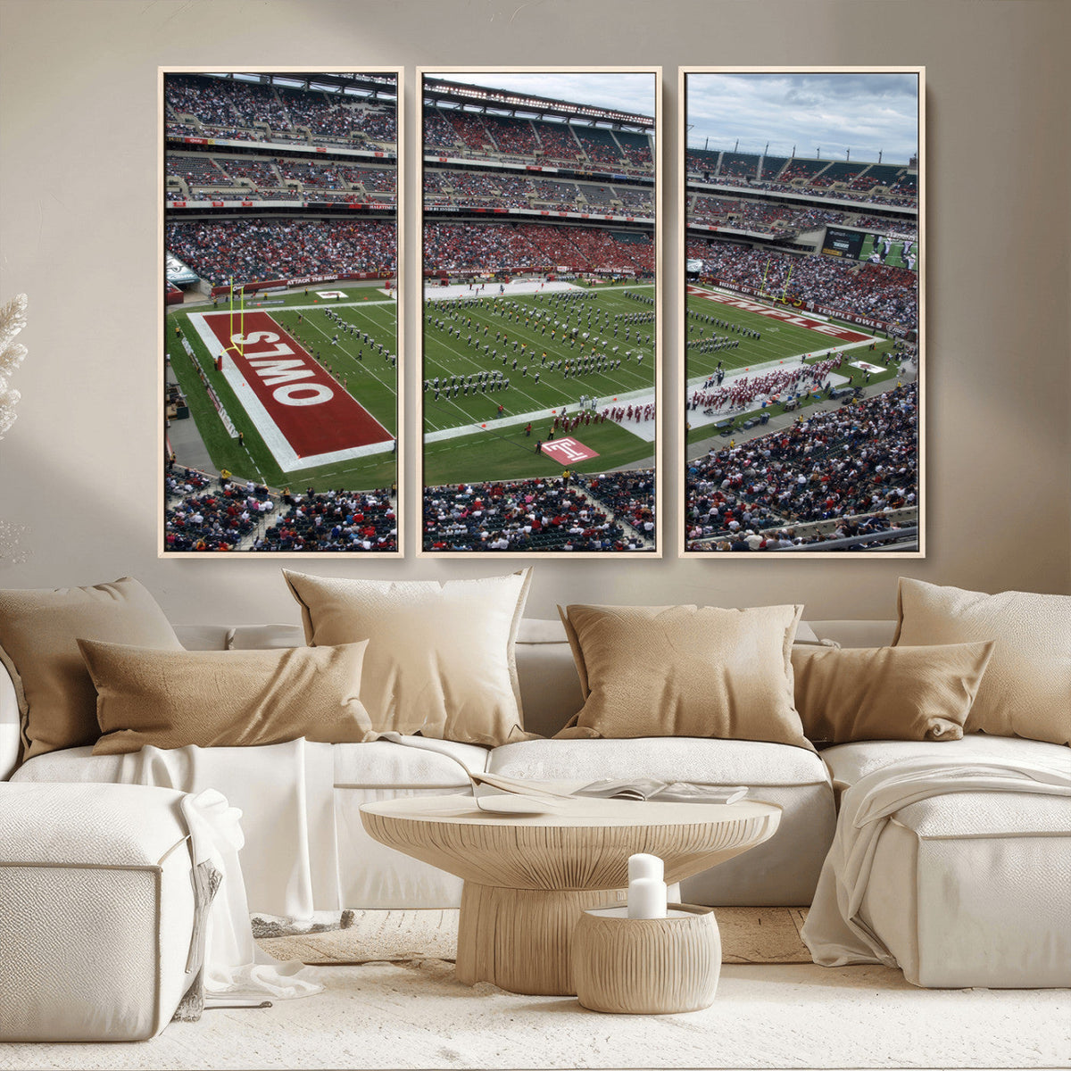 The Temple University Owls Athletics Team Print -
