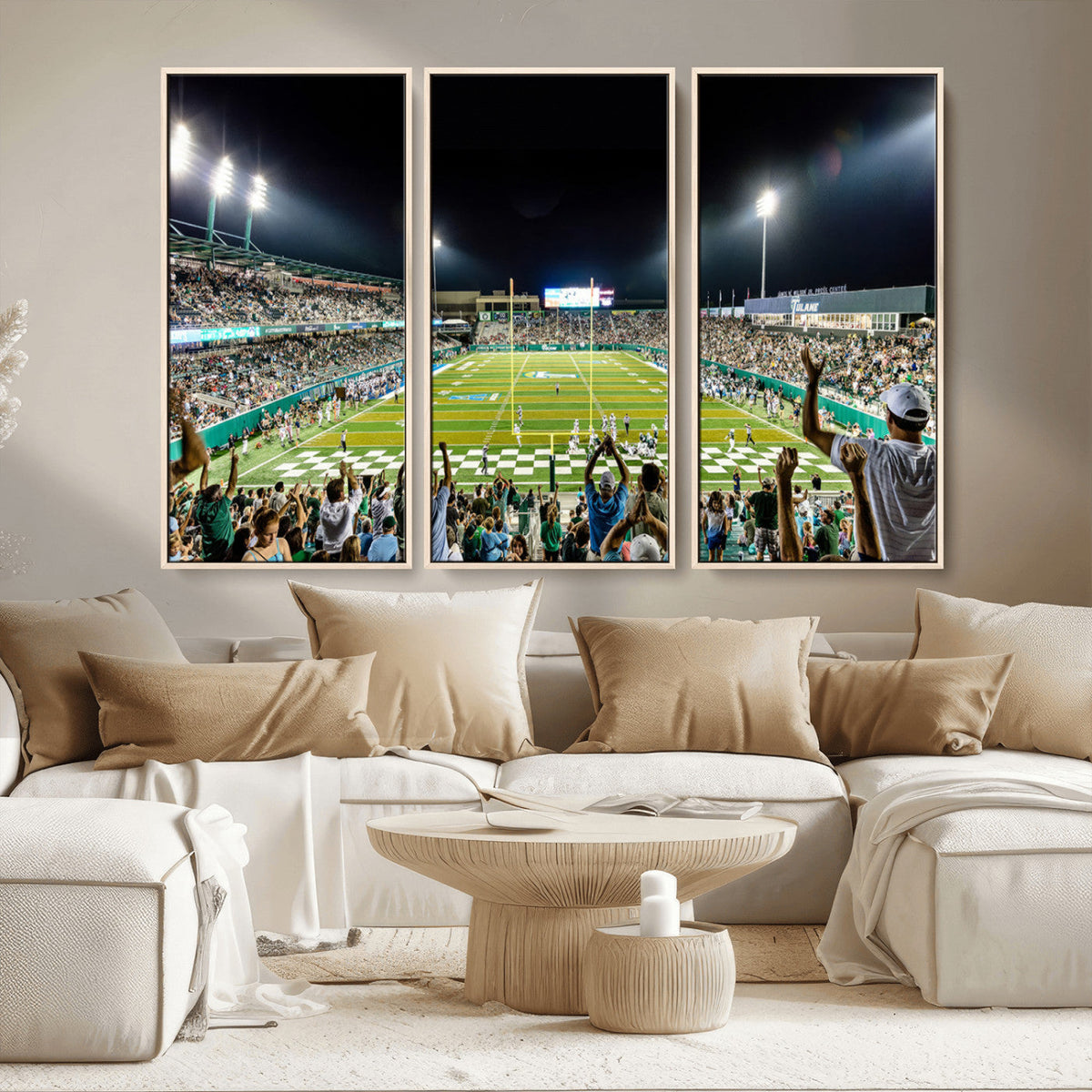 The Tulane University Green Wave Football Team Print - New