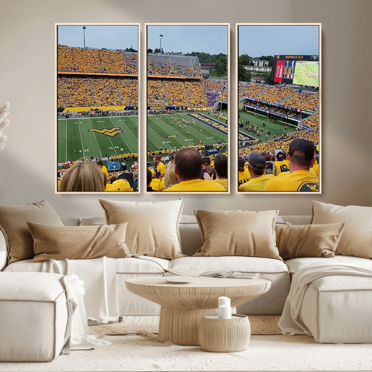 Puskar Stadium Canvas Print Wall Art - Morgantown Print -