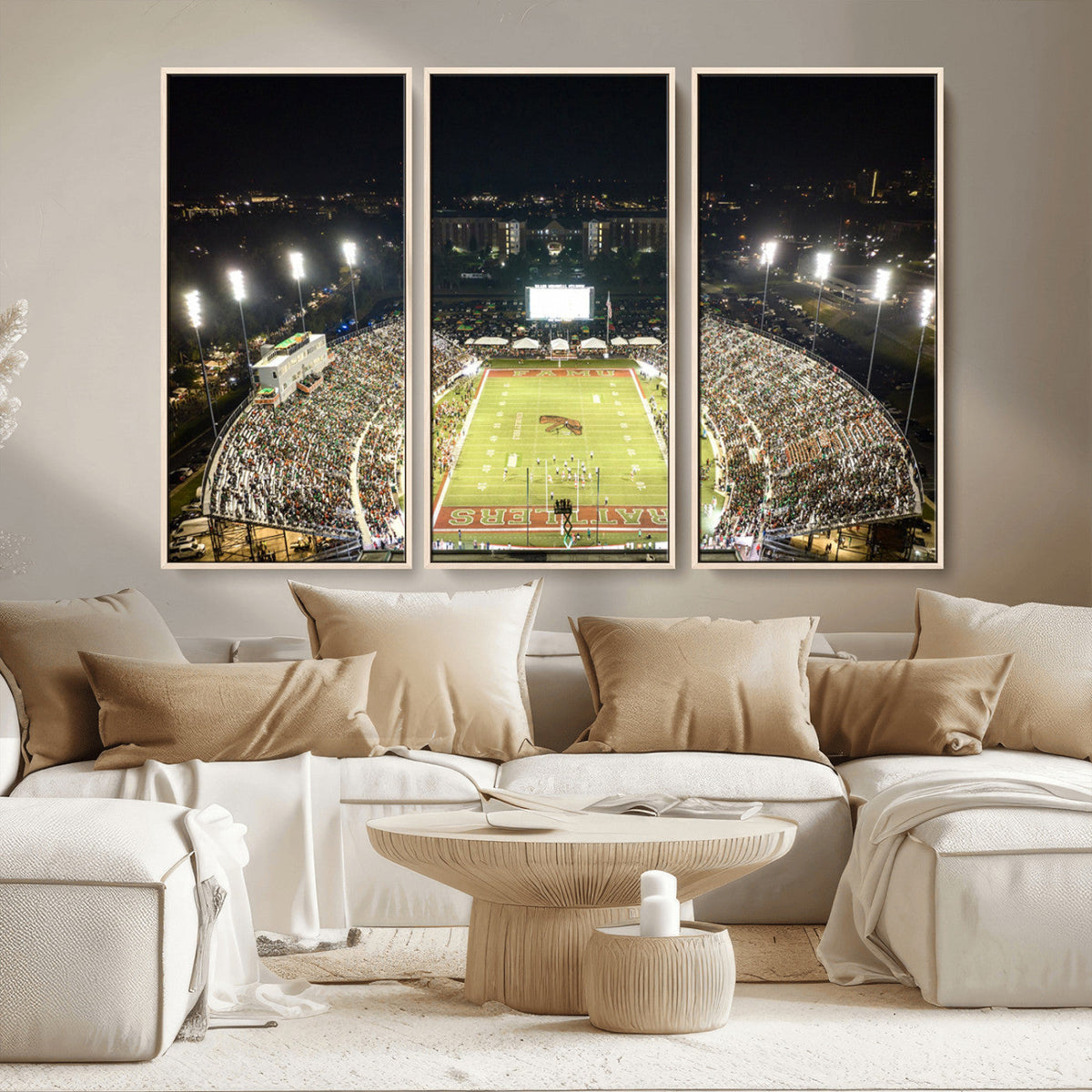 Florida A&M Rattlers Football Team Print - Tallahassee Bragg