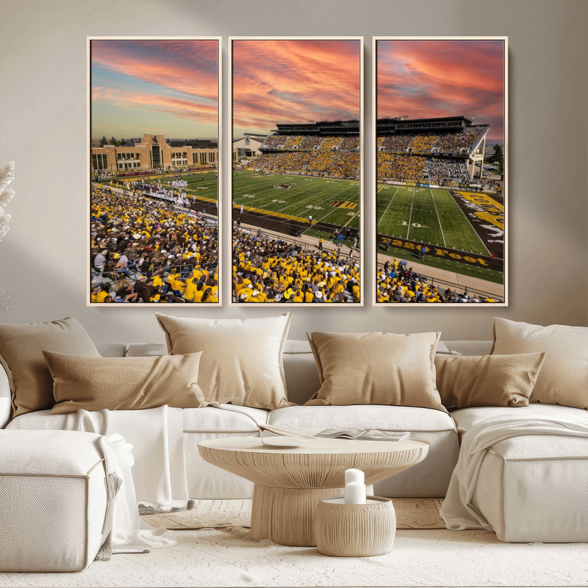 University of Wyoming Cowboys Football Team Print - Laramie