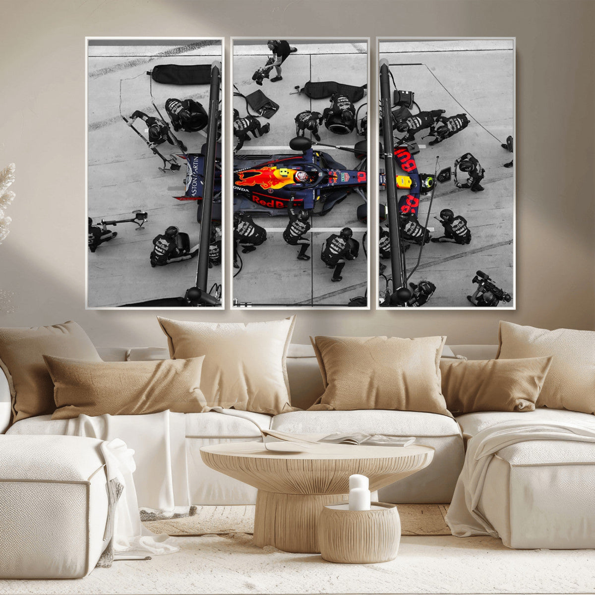 RedBull Formula 1 Canvas Wall Art Print