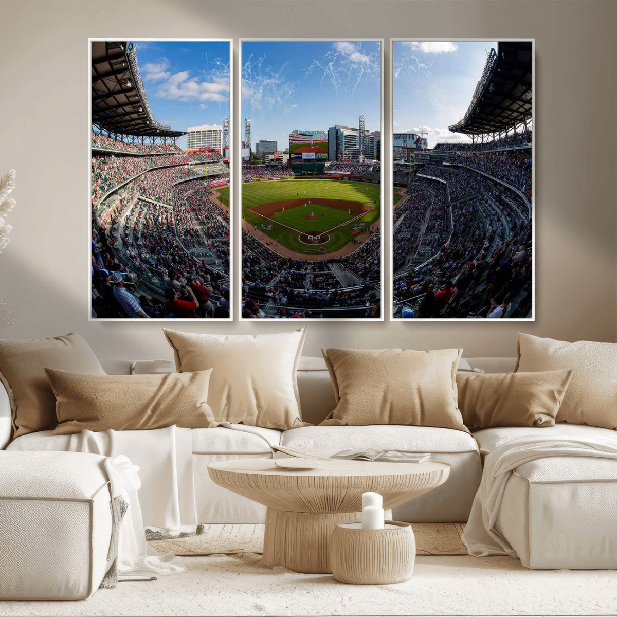 Truist Park Stadium Canvas Wall Art - Atlanta Braves Game