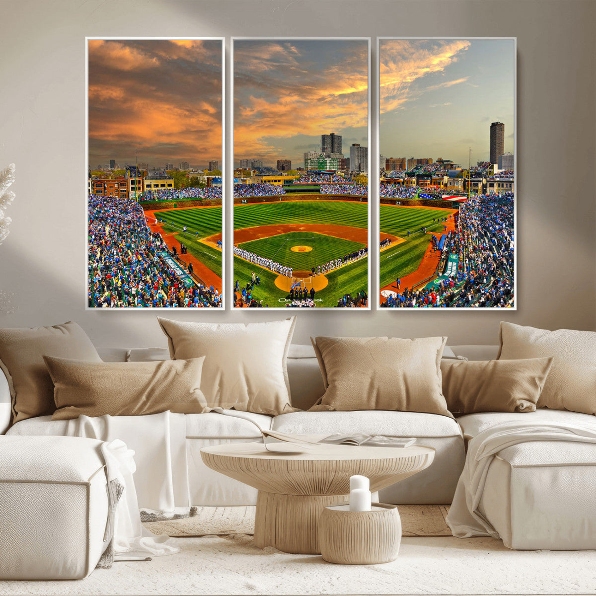 Chicago Wrigley Field Wall Art Canvas Print – Iconic