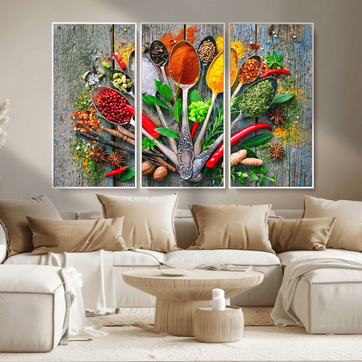 Spoonful of Spices Cooking Wall Art Canvas Print - Vibrant