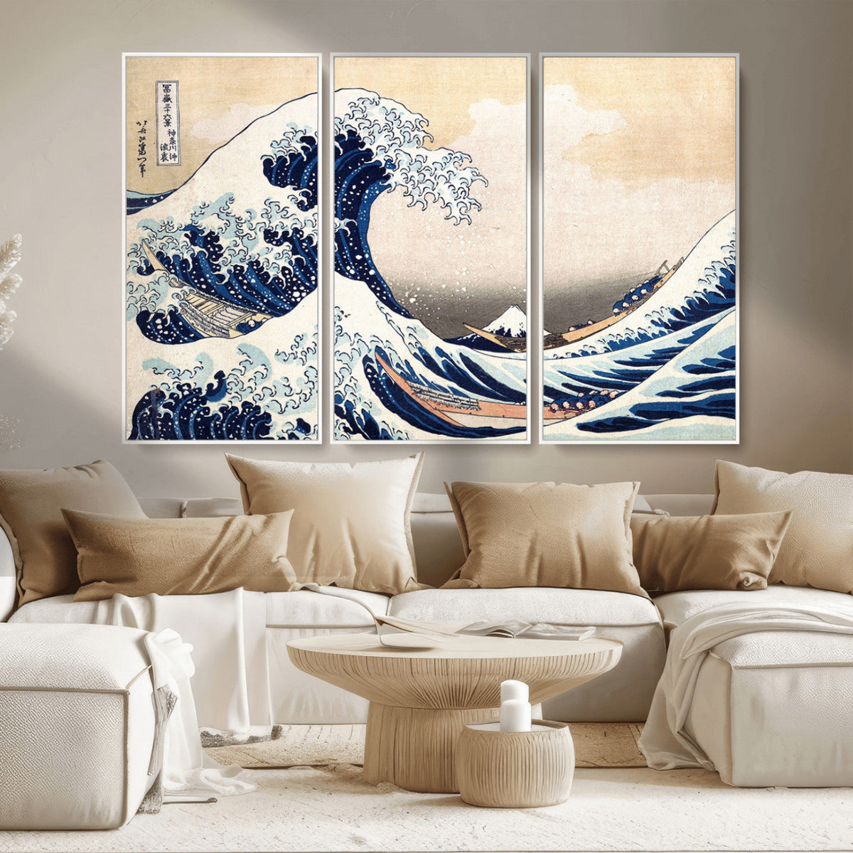 Hokusai: The Breaking Wave off Kanagawa Canvas Print