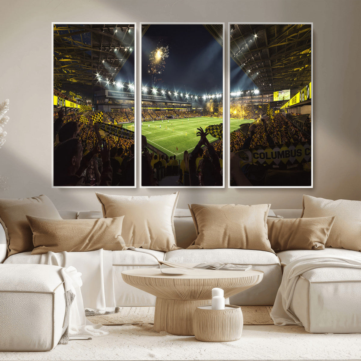 Columbus Crew Soccer Team Print - Columbus Crew Stadium Wall