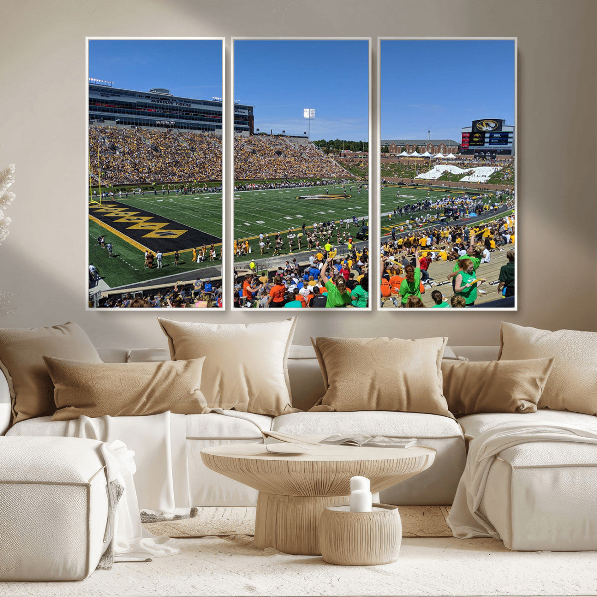 University of Missouri Tigers Football Team Print - Columbia