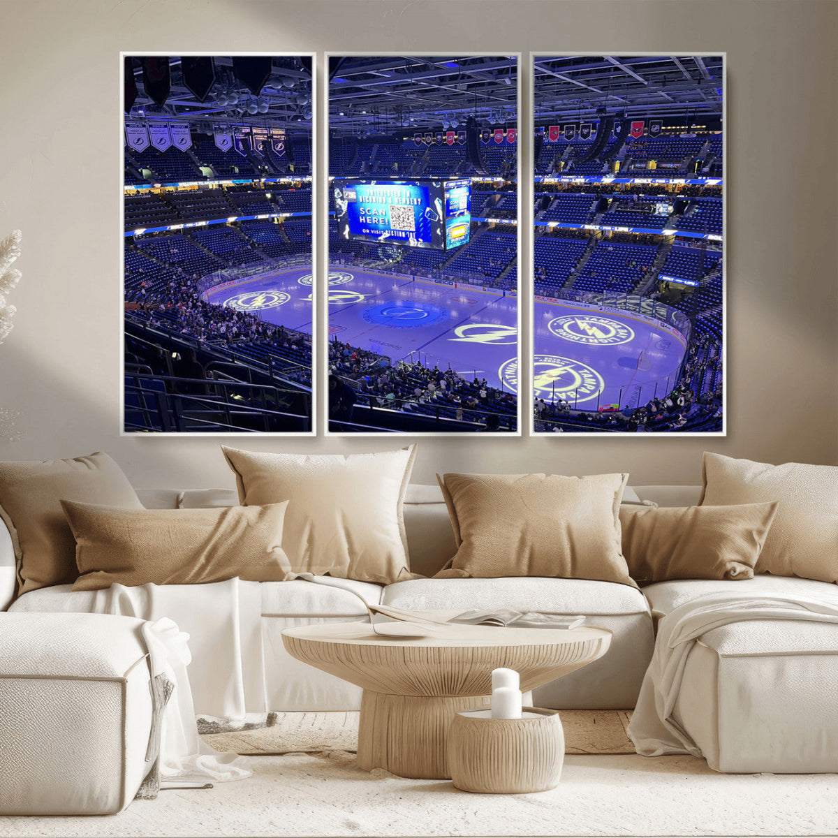 Amalie Arena Florida Wall Art Canvas Print - NHL Hockey