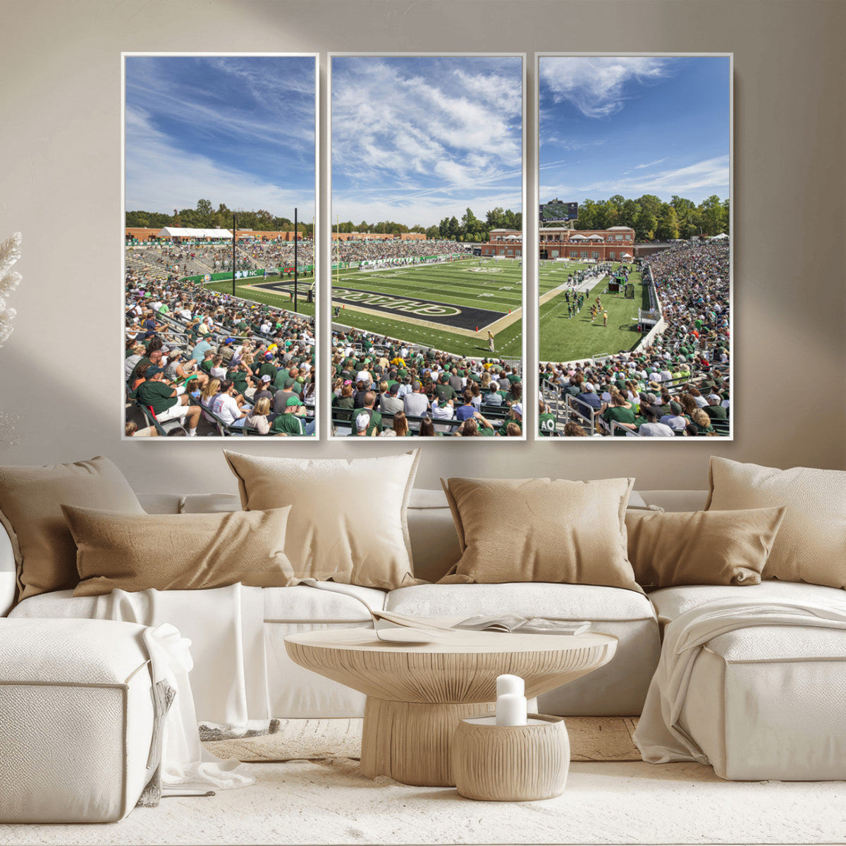 University of Charlotte 49ers Football Team Print -