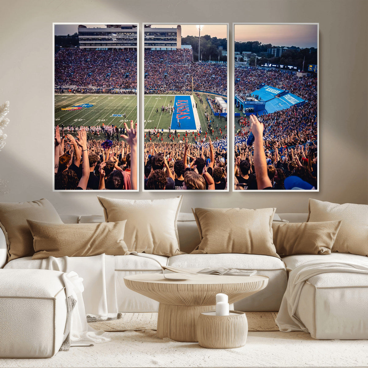 University of Kansas Jayhawks Football Team Art Print -