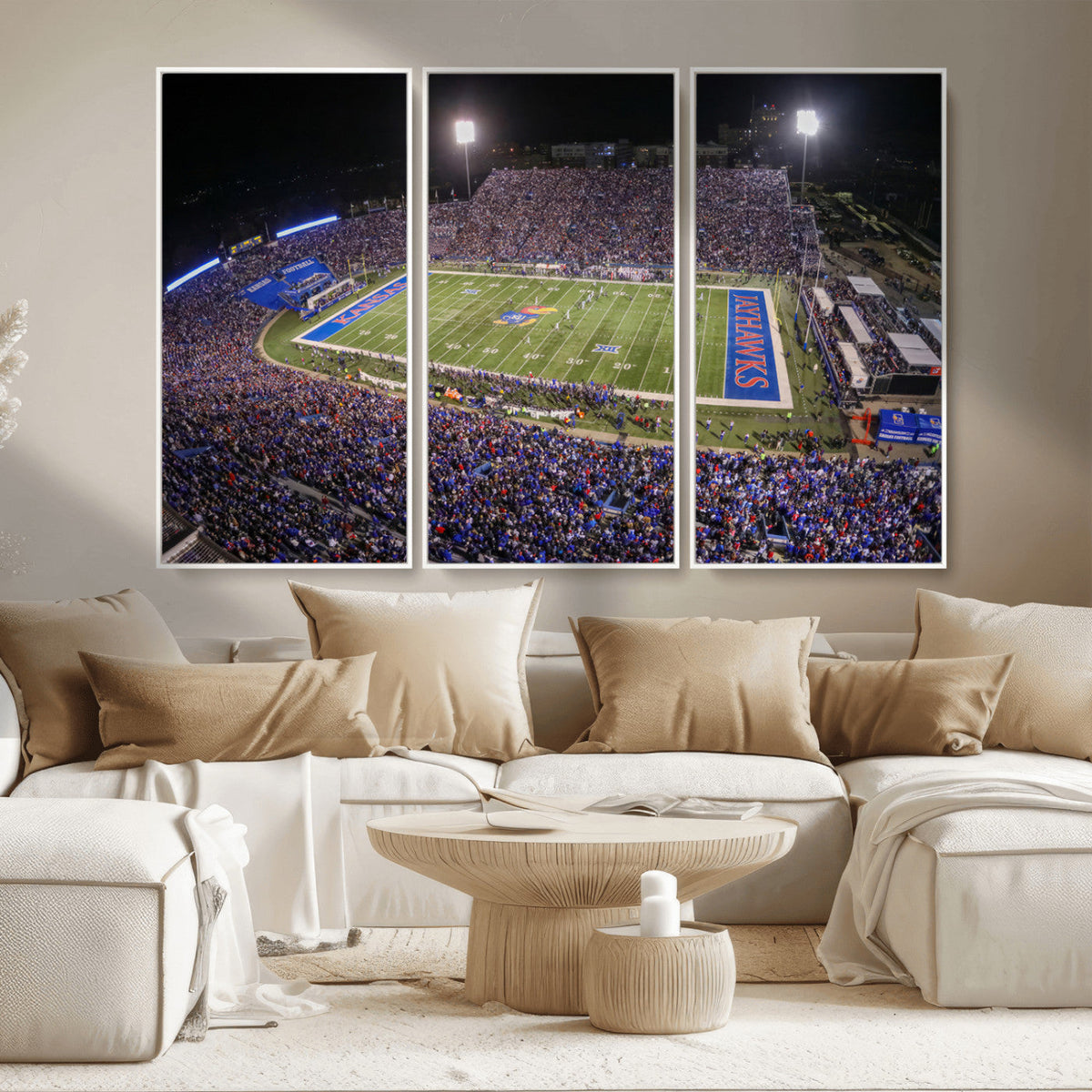 University of Kansas Jayhawks Football Team Print - Lawrence