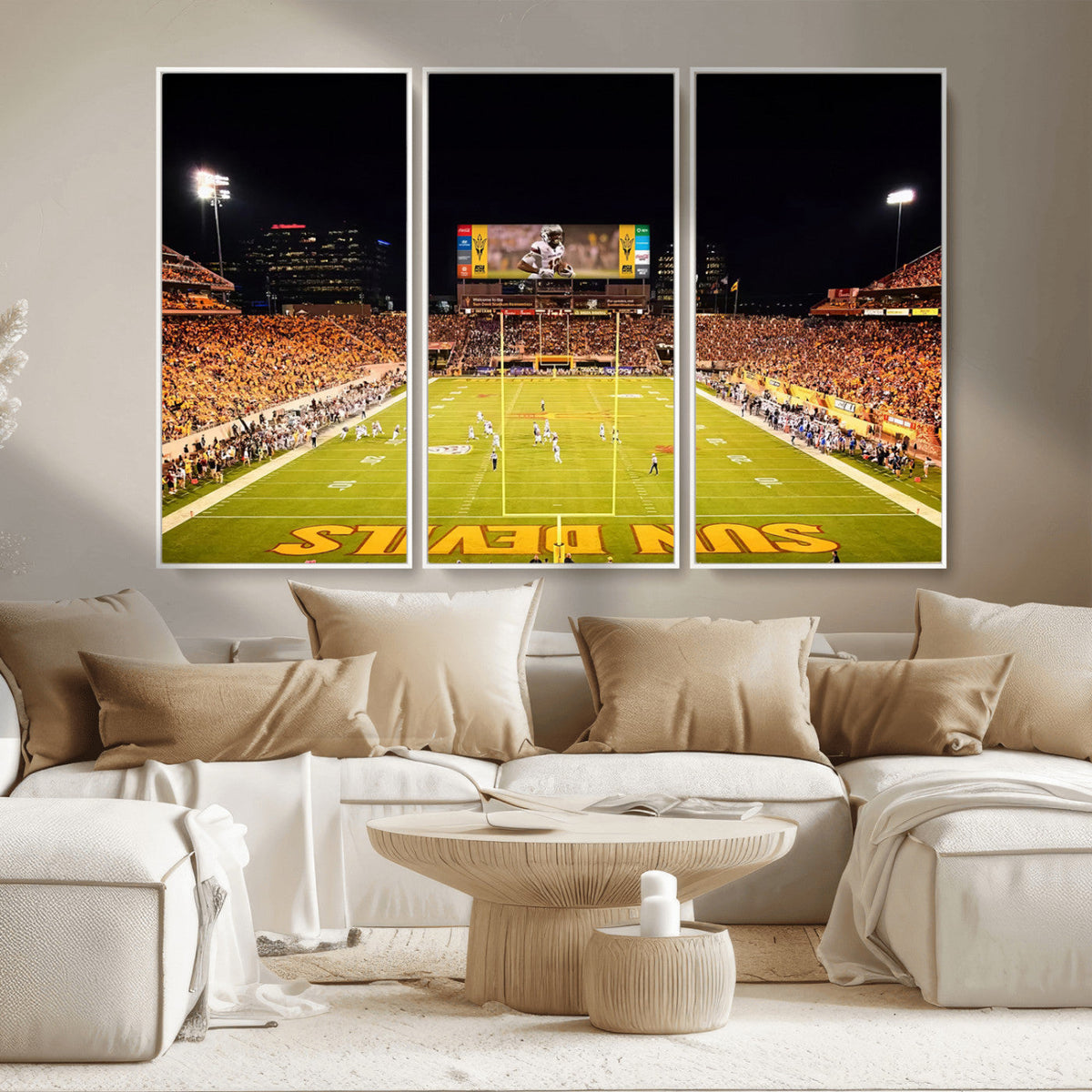 ASU Sun Devils Football Team Print - Phoenix Mountain